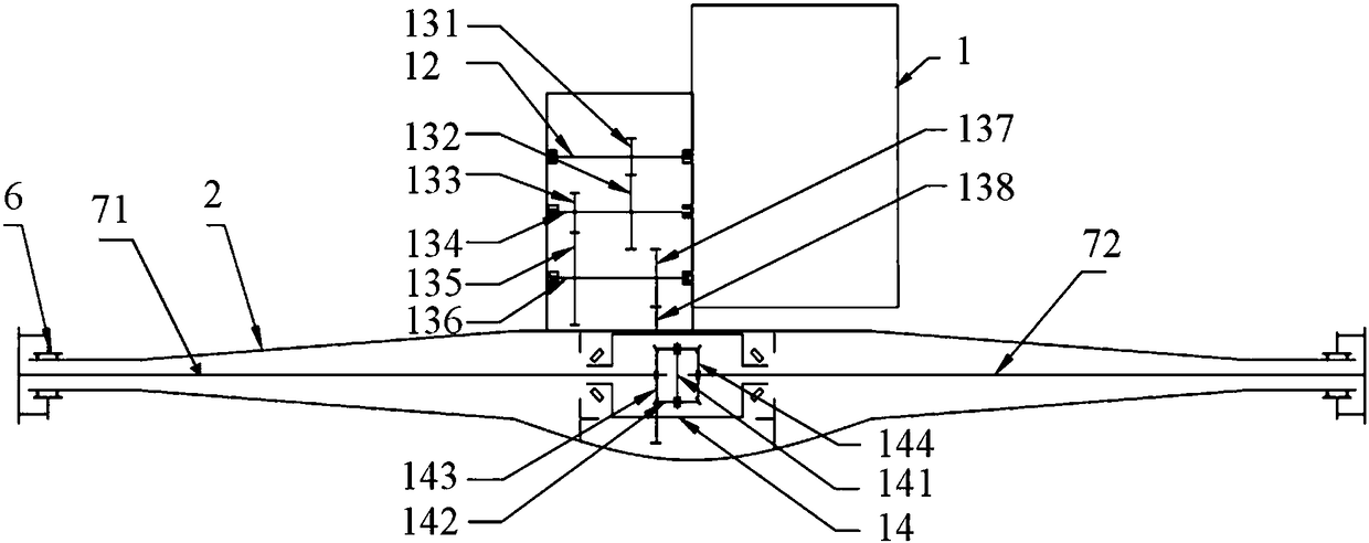 Electric driving rear axle assembly for light medium-type vehicle