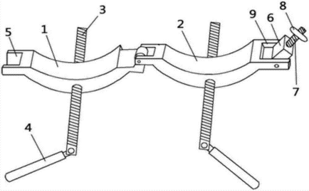 A tool for pulling out an elbow-shaped cable head