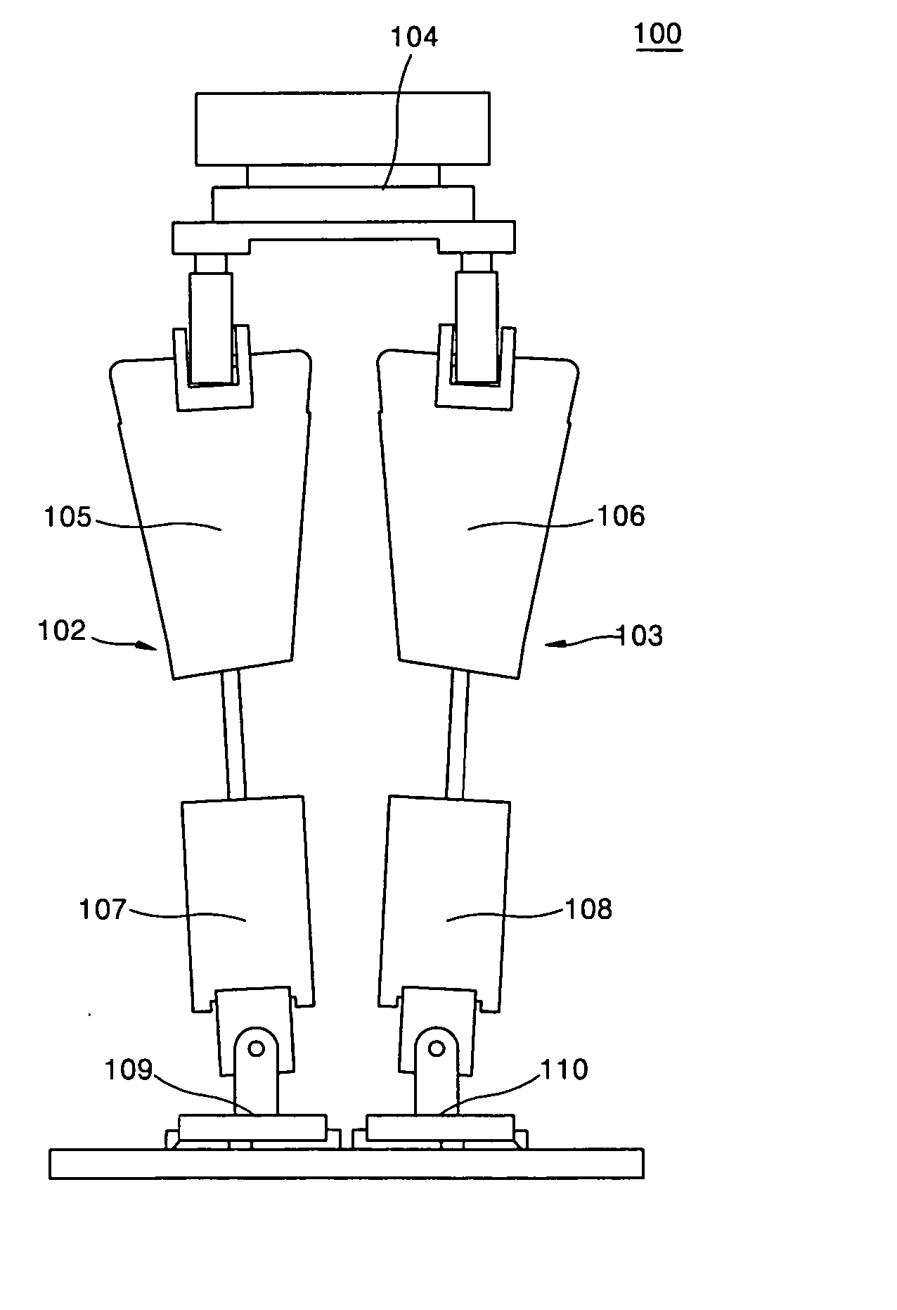 Foot structure for humanoid robot and robot with the same