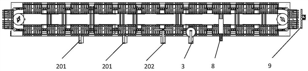 Equipment for automatically loading toothbrushes into grooves of packaging boxes