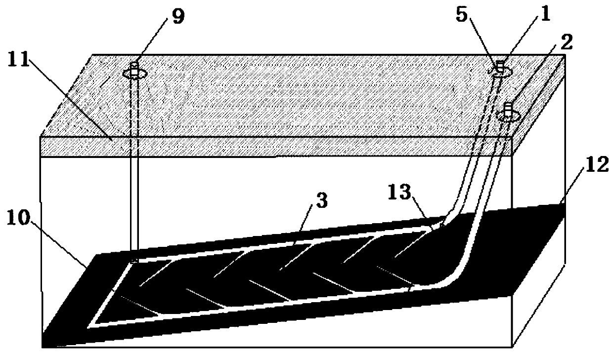 Poly-generation shaftless coal underground gasification method