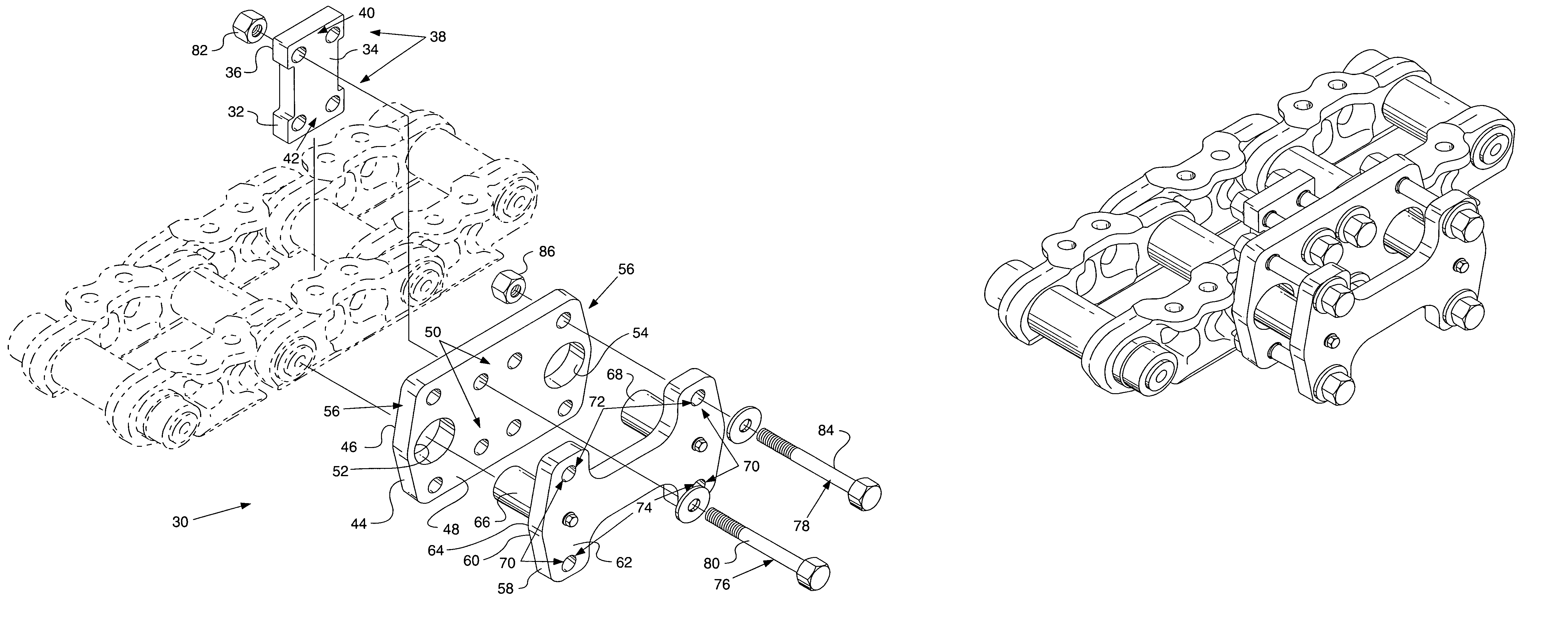 Portable track link disassembly tool