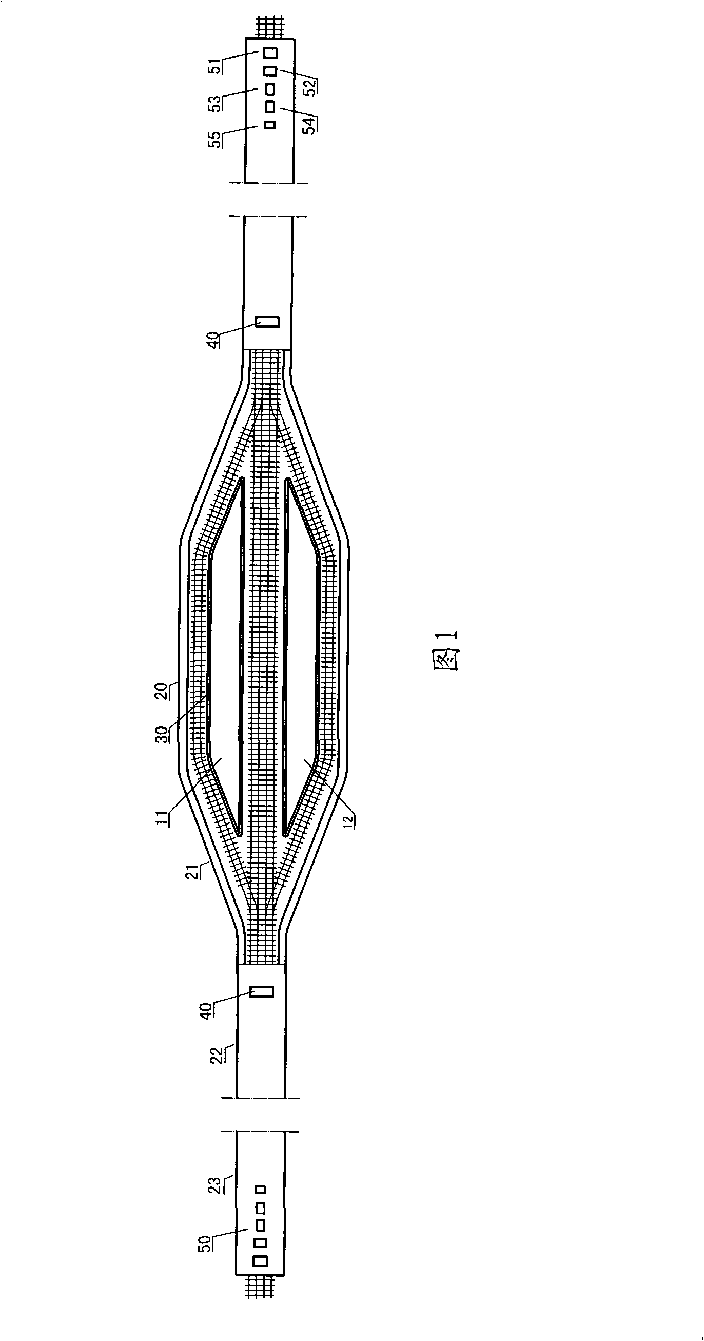 Pneumatic effect releasing facilities for underground bus stop of high-speed railway