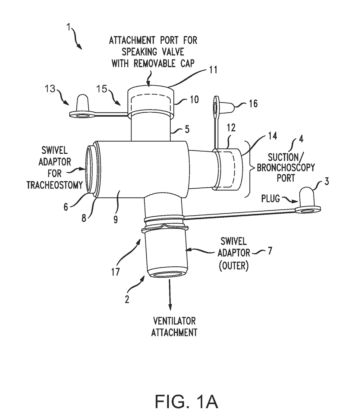 Tracheostomy or endotracheal tube adapter for speech