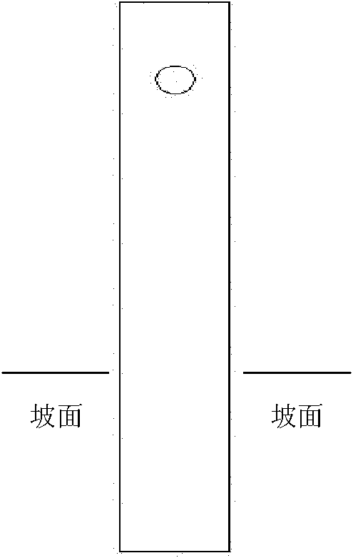 Ecological recreation type navigation channel protecting slope structure