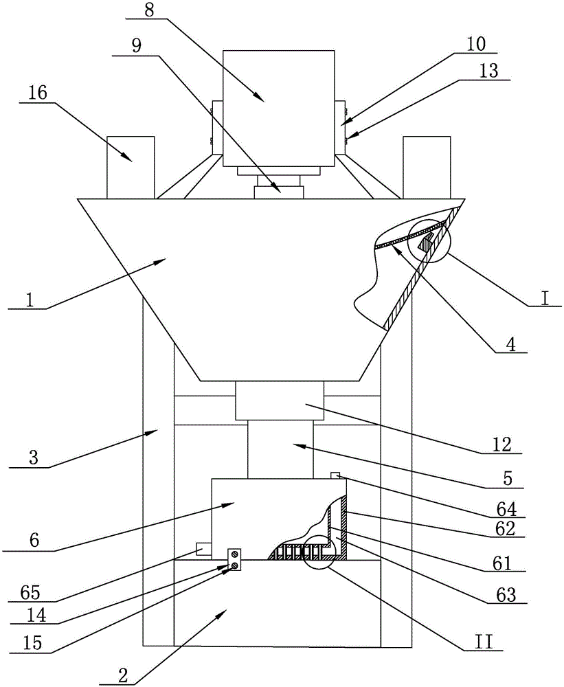 Vinyl resin blanking device