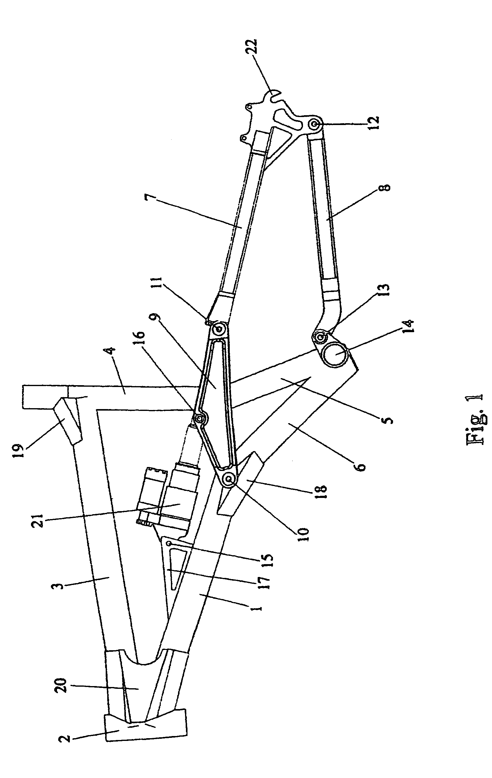 Force channeling mountain bike rear suspension