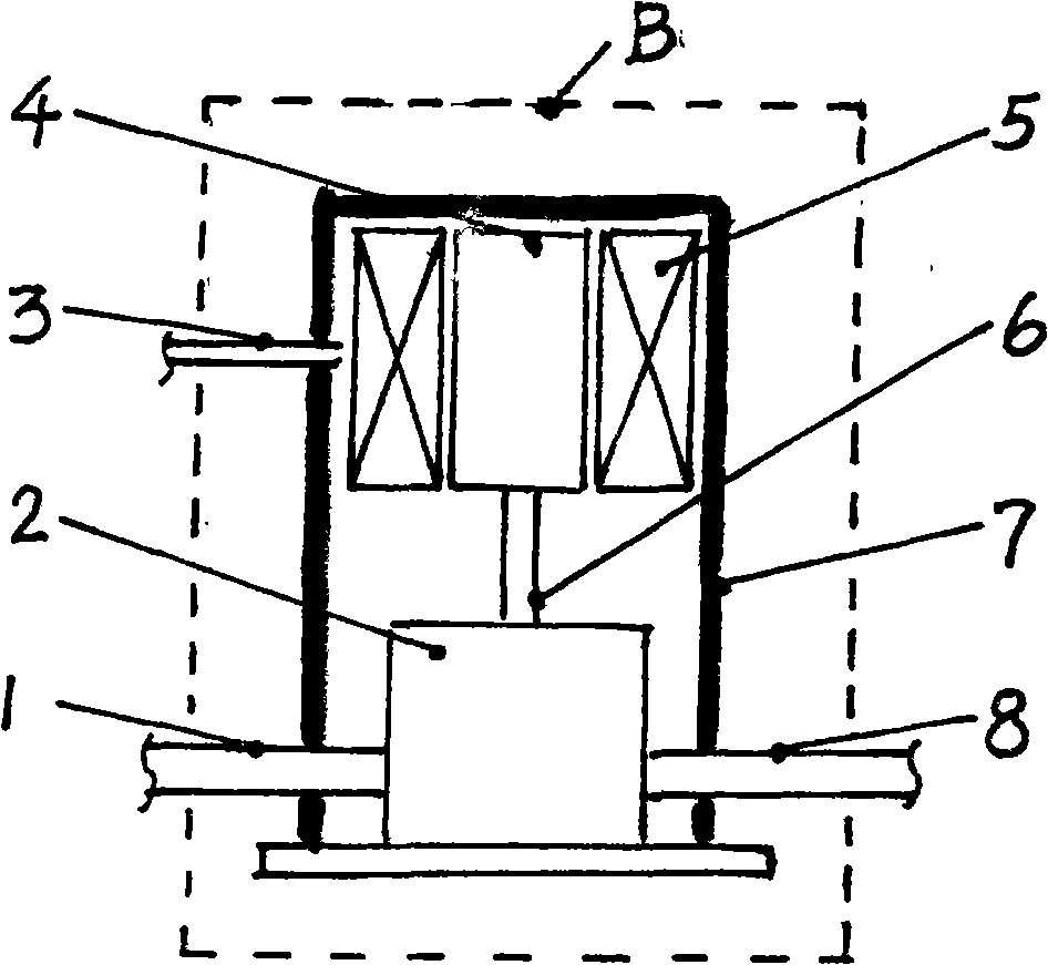 Full sealing type refrigerant fluid pump and its application in high-rise storied house refrigerating system