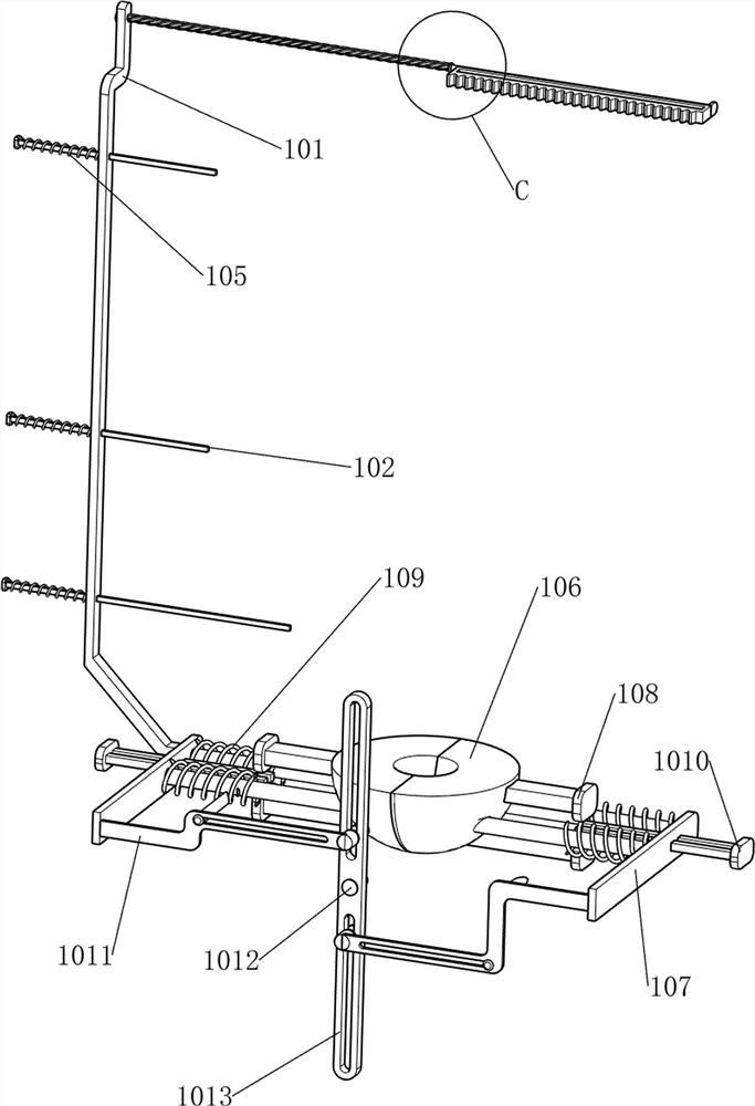 Anti-inflammatory eyedrop head-mounted extrusion device for ophthalmology department