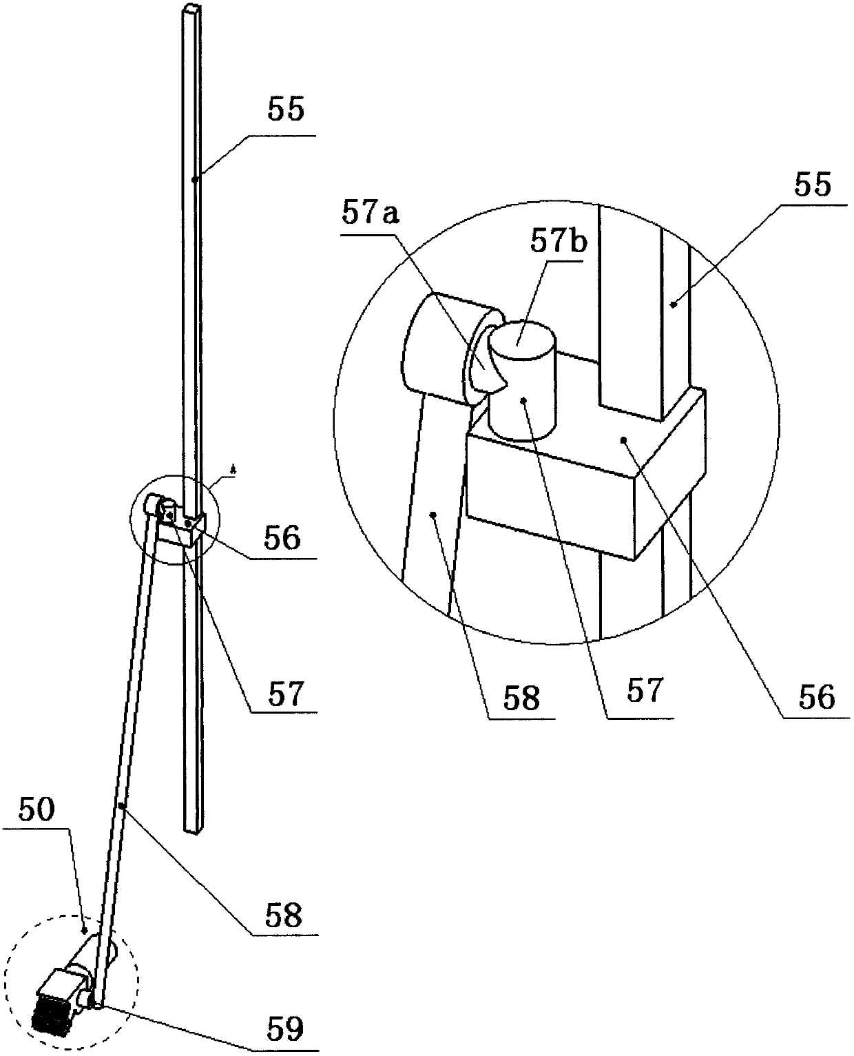 Device for sampling shallow soil of extraterrestrial star