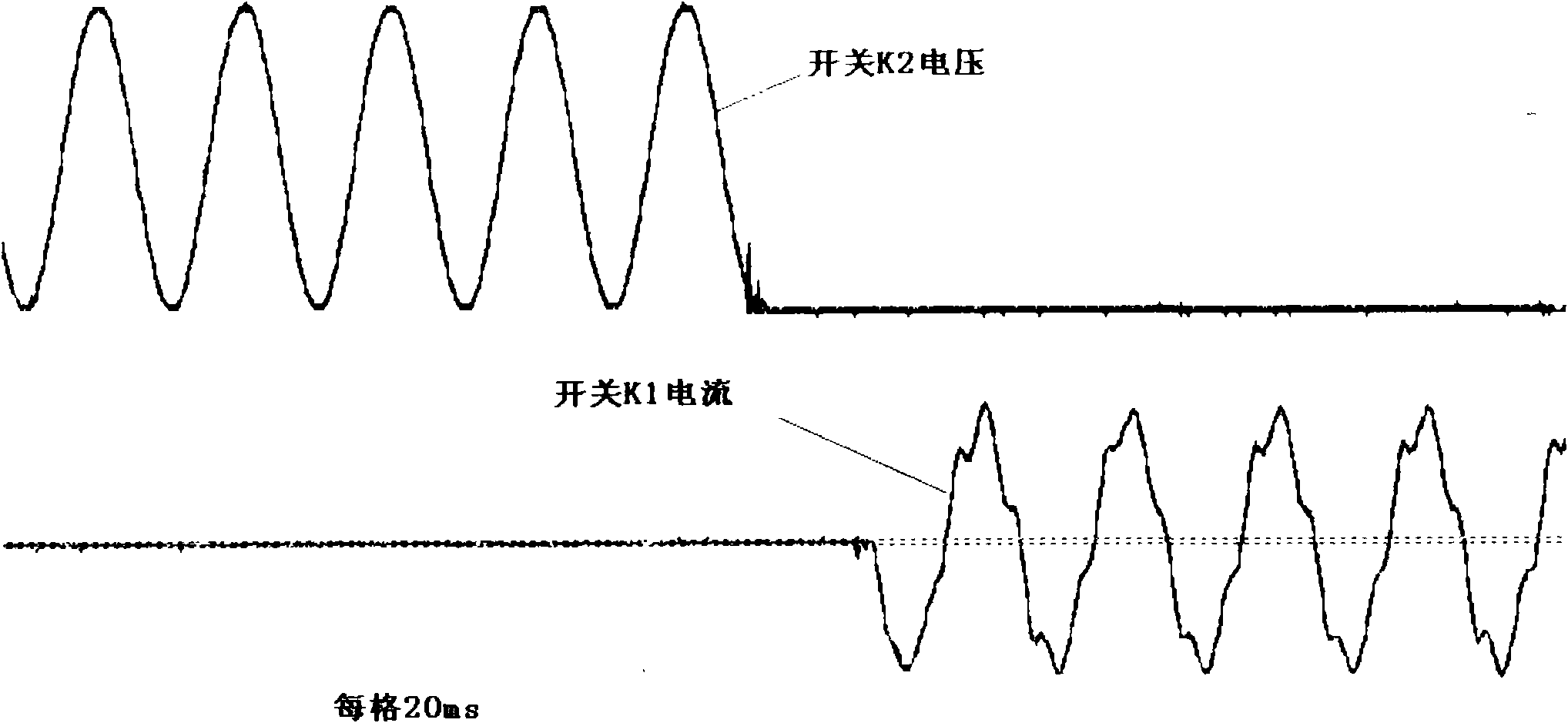 Two-control three-precharge phase-control switch circuit of switched capacitor bank