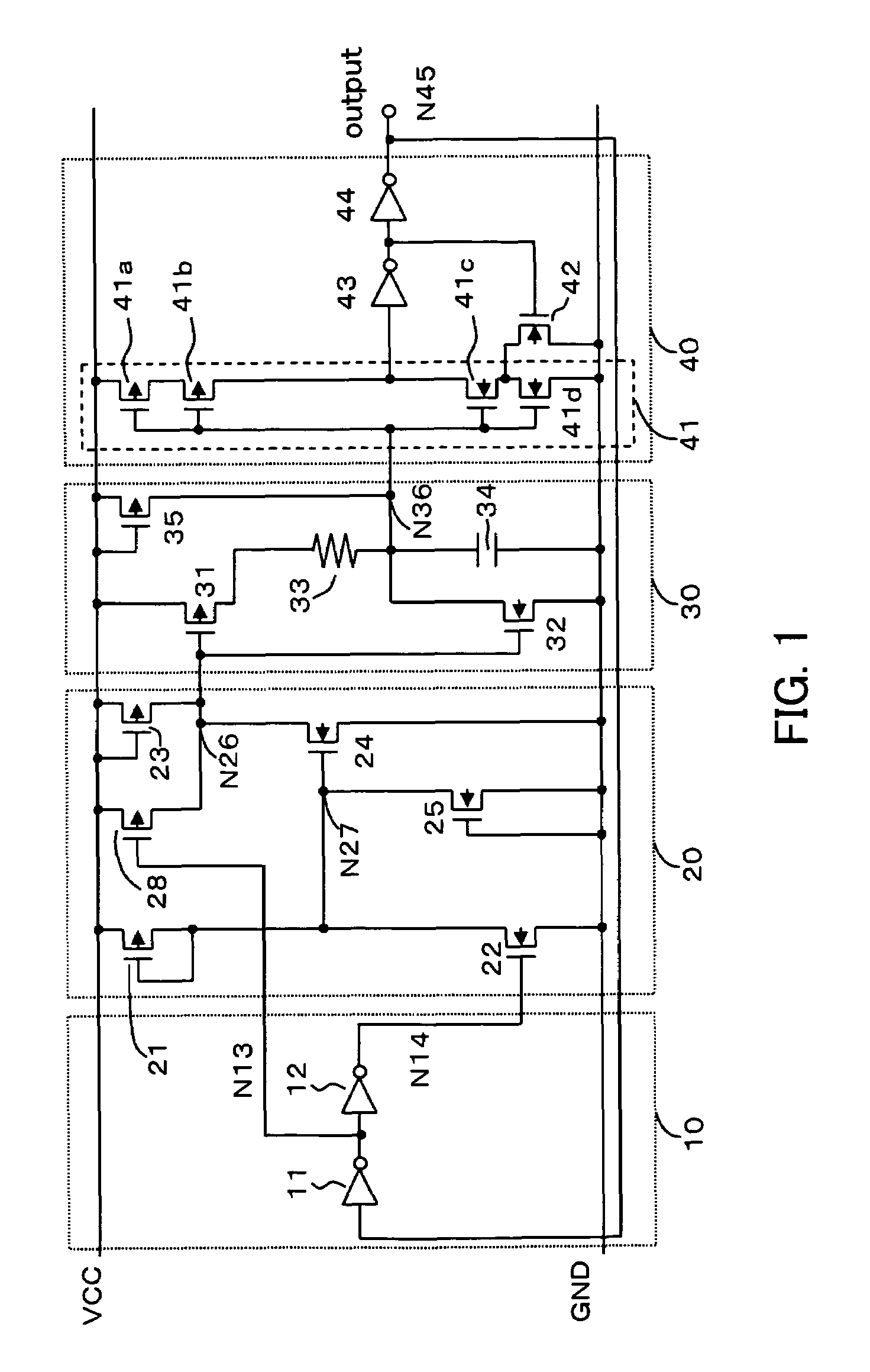 Power-on reset circuit