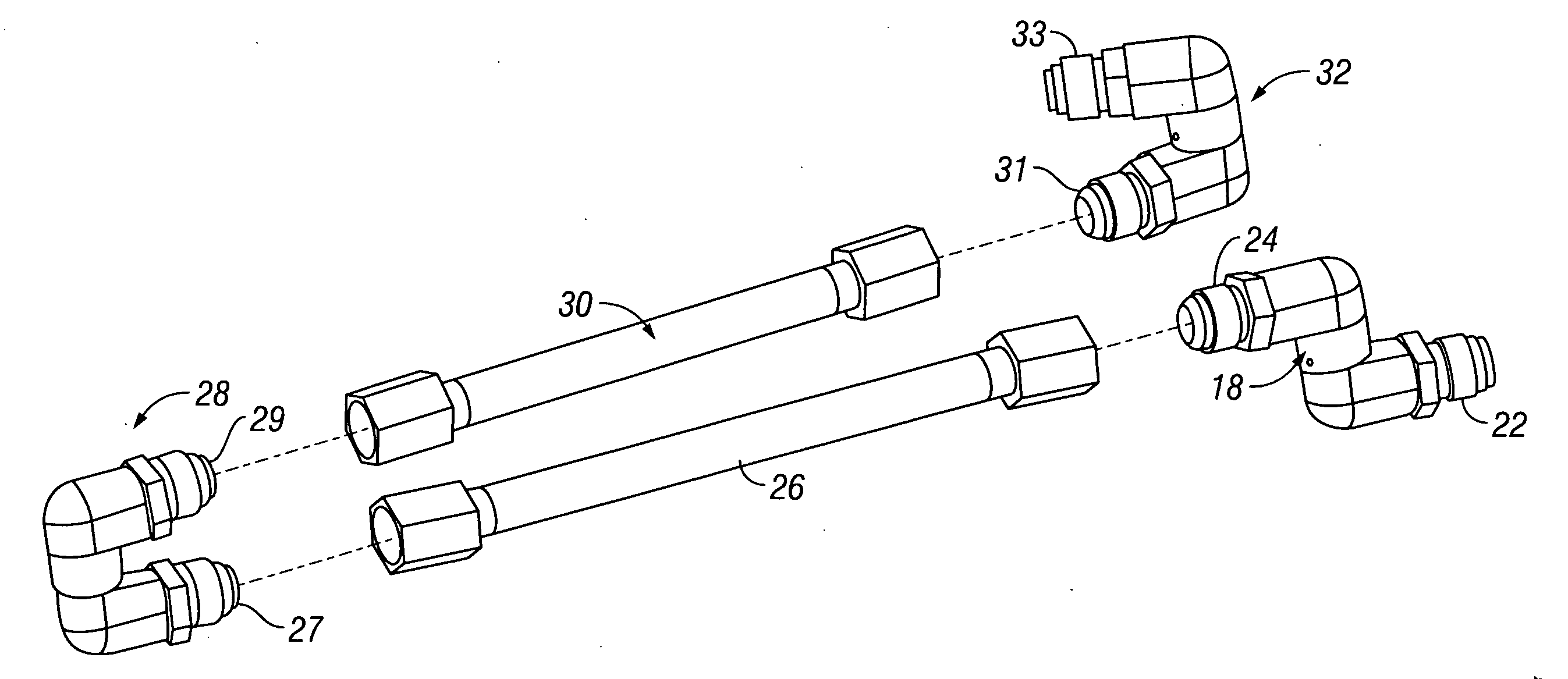 Hose hinge assembly