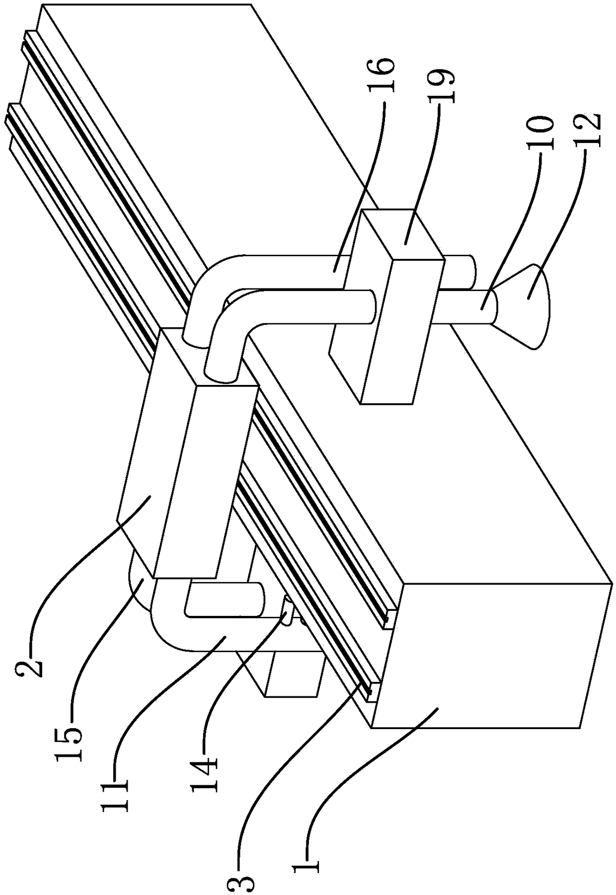 Full-automatic waste fiber dedusting machine