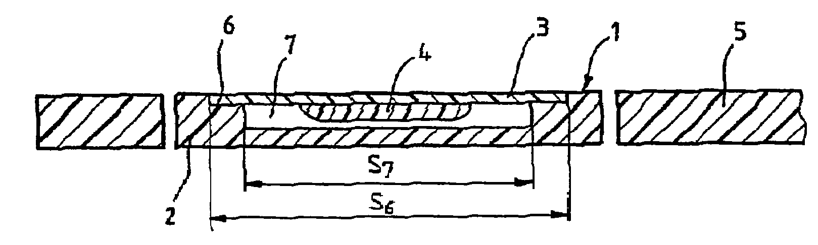 Smart card with extended surface module