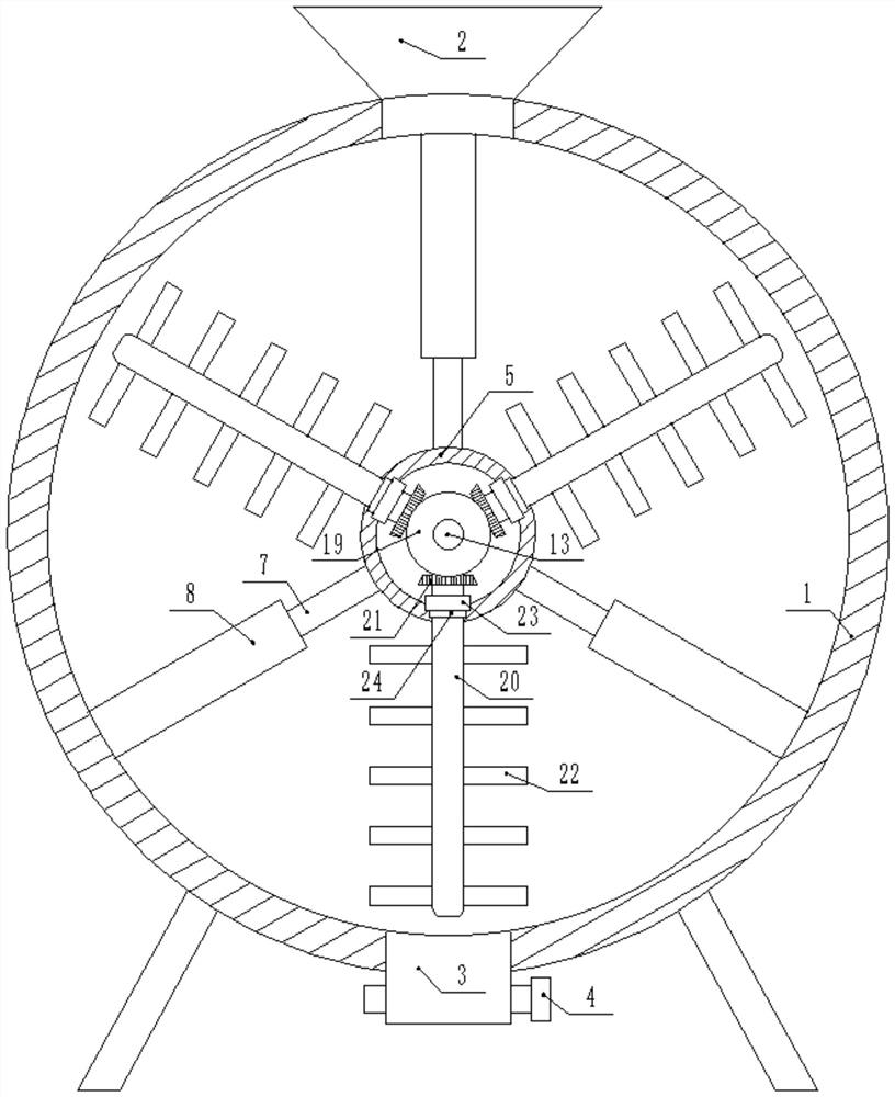 Raw material stirring device for 3D printing