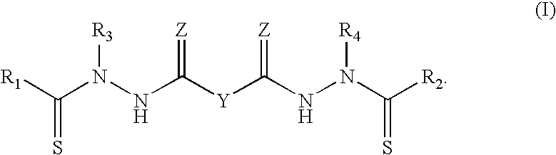 Synthesis of bis(thio-hydrazide amide) salts