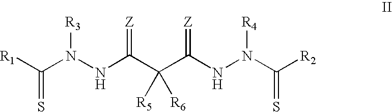 Synthesis of bis(thio-hydrazide amide) salts