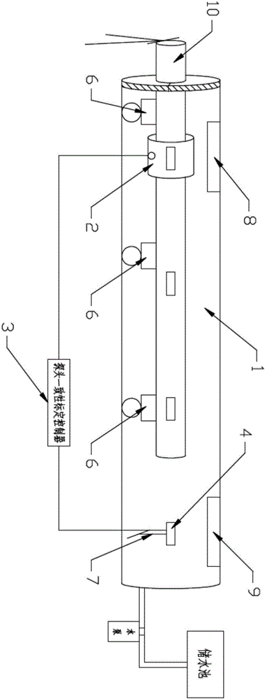 Calibration method and device of acoustic variable density logging instrument