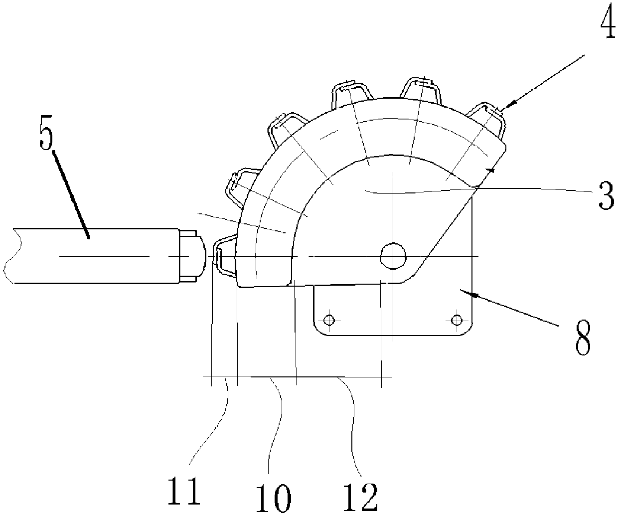 Weft selecting mechanism for big tows