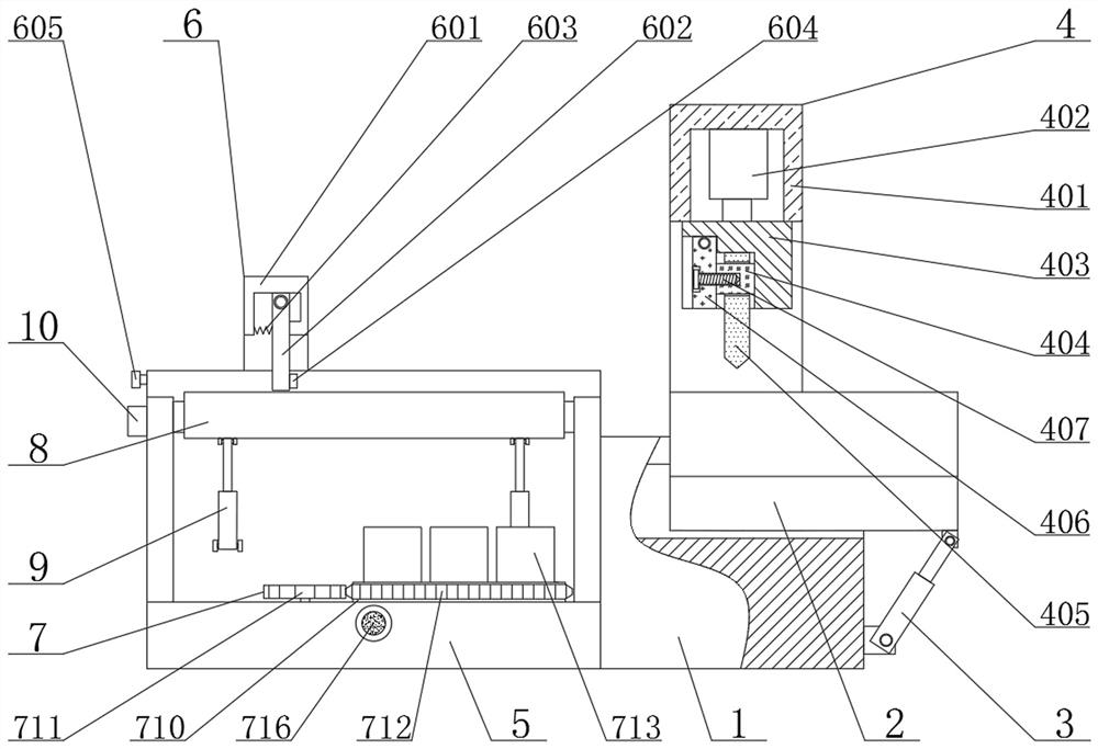 Cutting device for wood-plastic composite profile processing