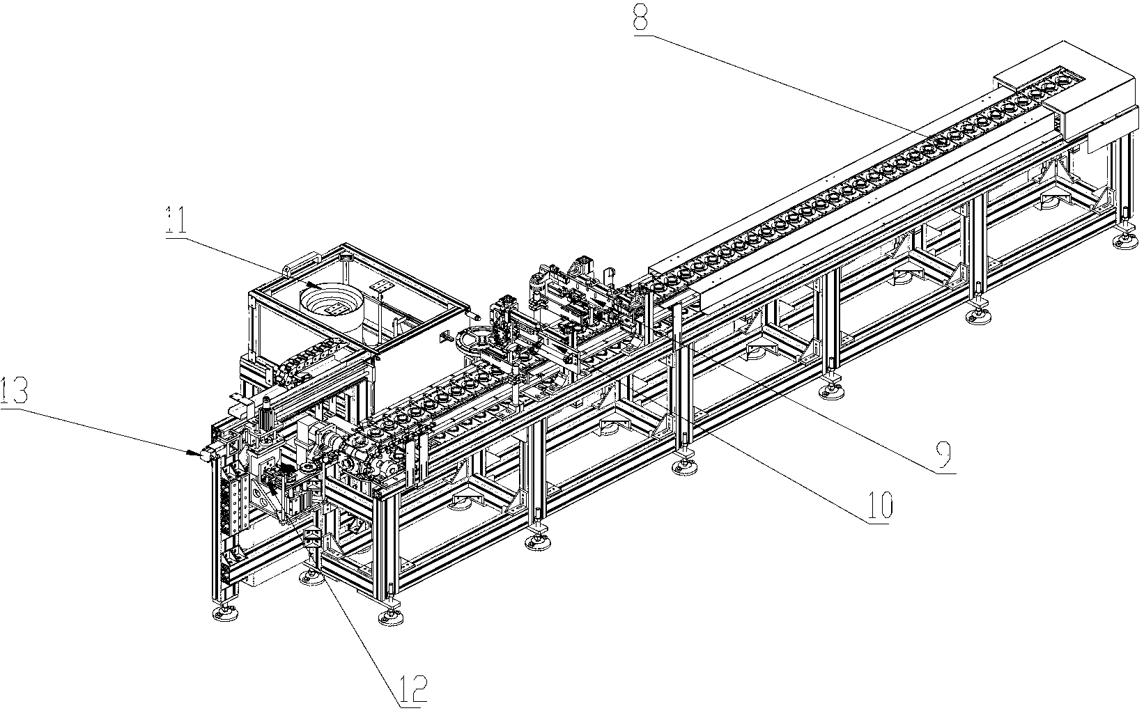 LED bulb lamp assembly and production equipment