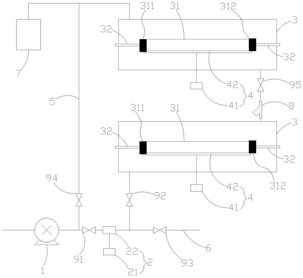 Electrolytic chlorine production system suitable for high-hardness water quality