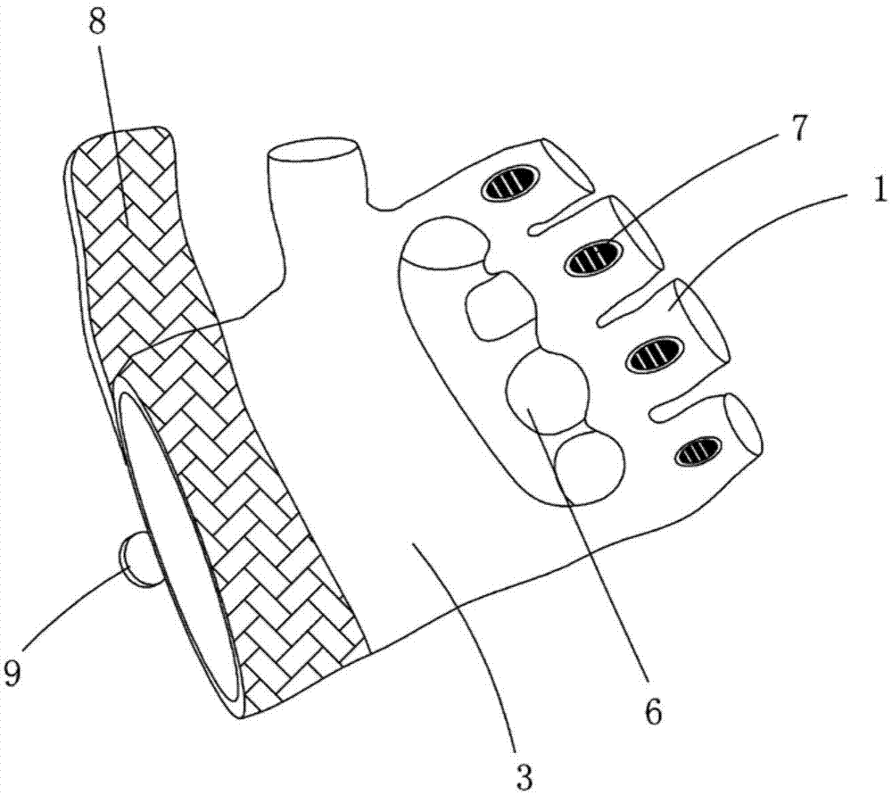 Half-finger tactical glove