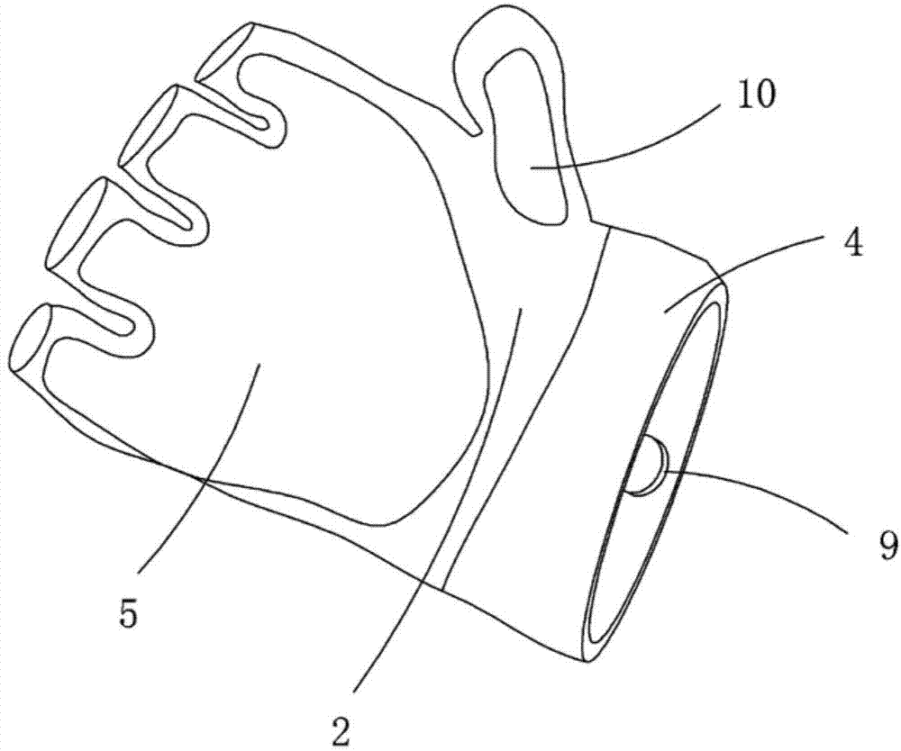 Half-finger tactical glove