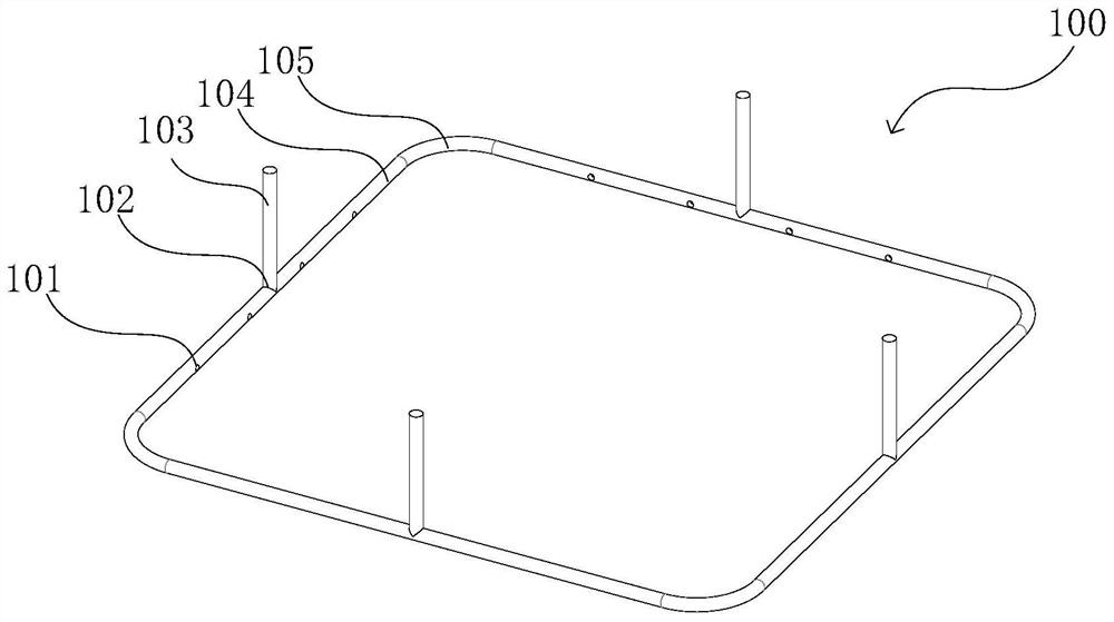 Prefabricated stand column humidifying and maintaining device and adjusting method thereof