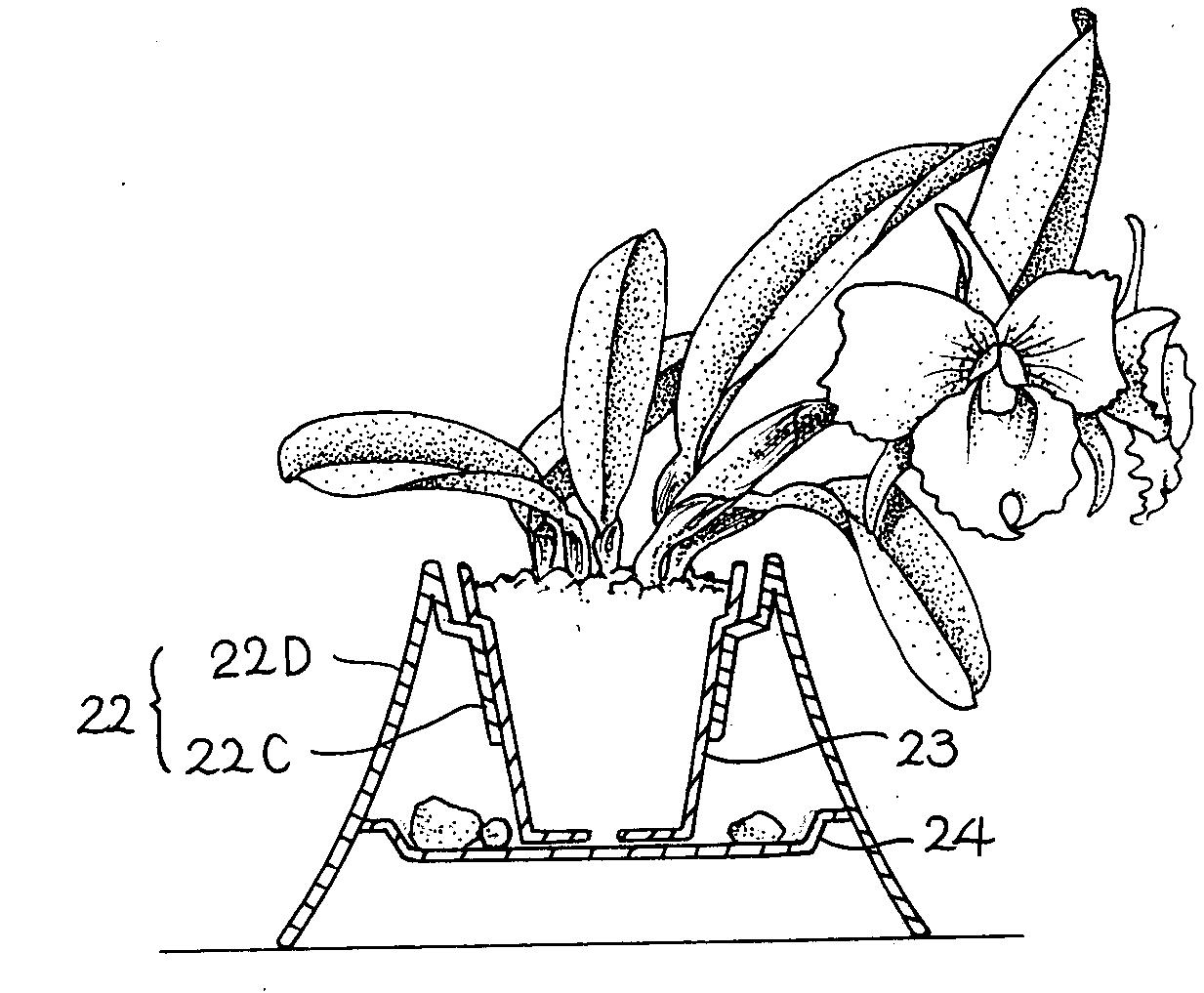 Stable flowerpot system