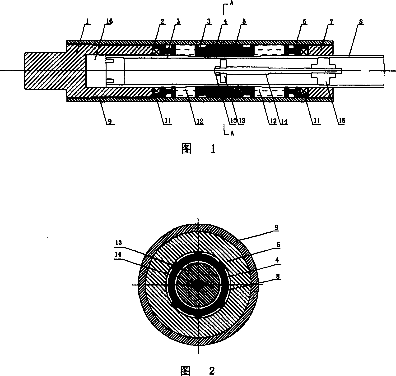 Permanent-magnet adjusting assembled magnetorheological buffer