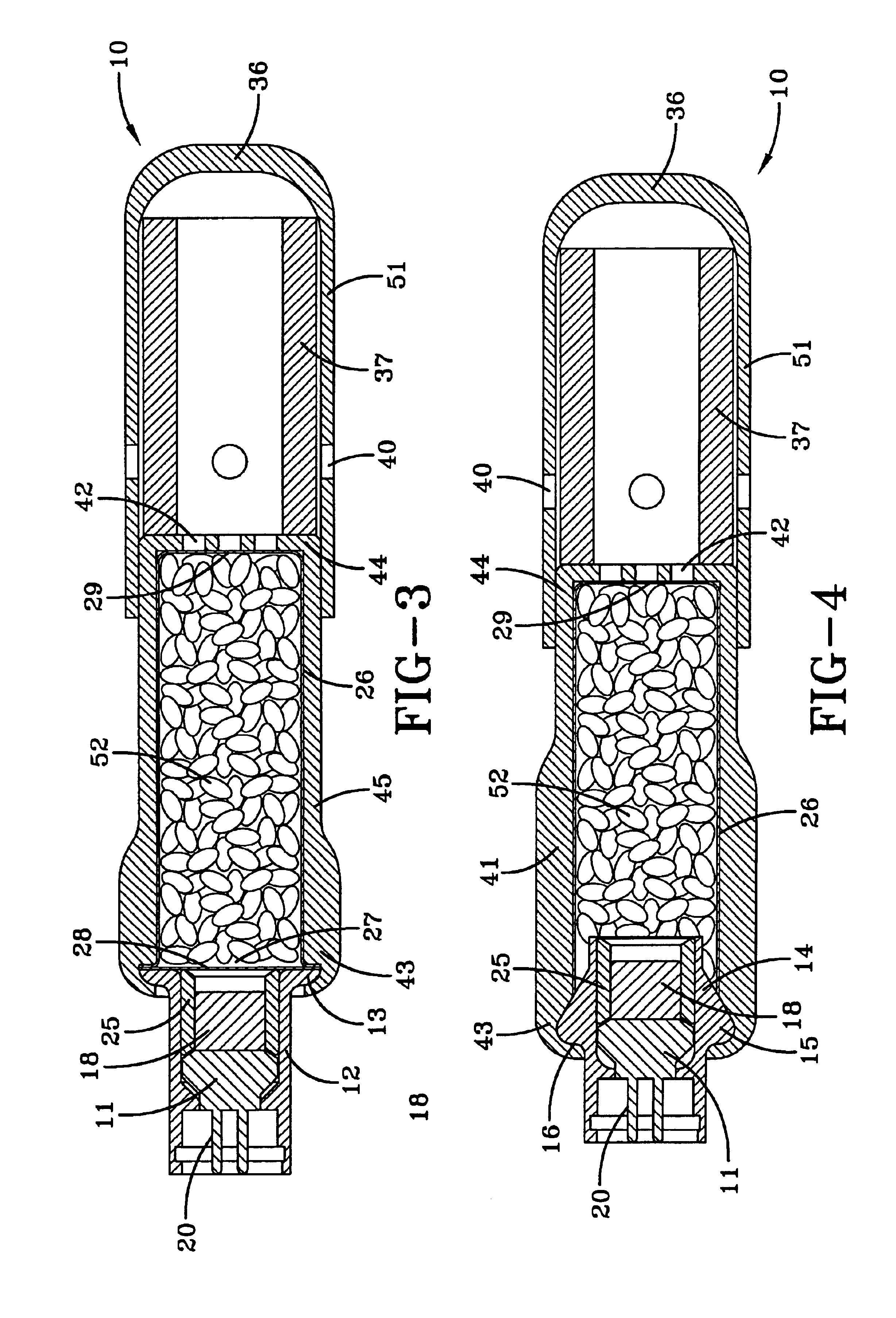 Pyrotechnic side impact inflator