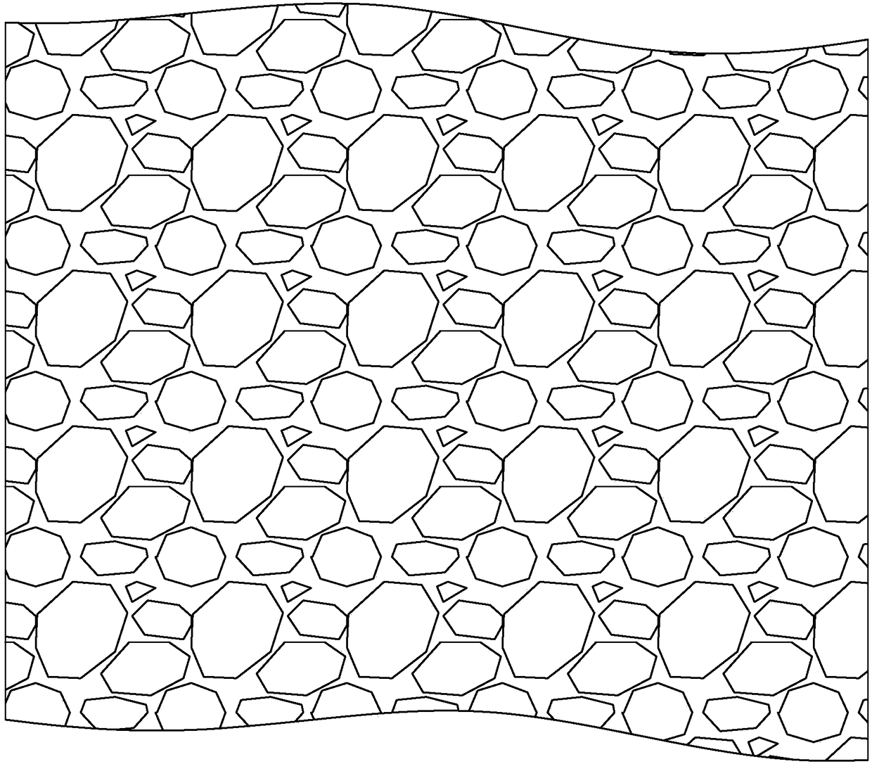 Plastic surface layer of elastic bead track for athletic running