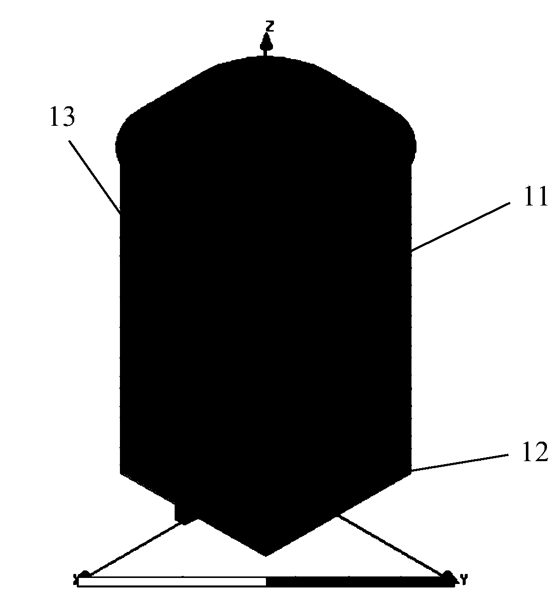 Dual-frequency dual-circular polarization navigation measurement and control antenna feed