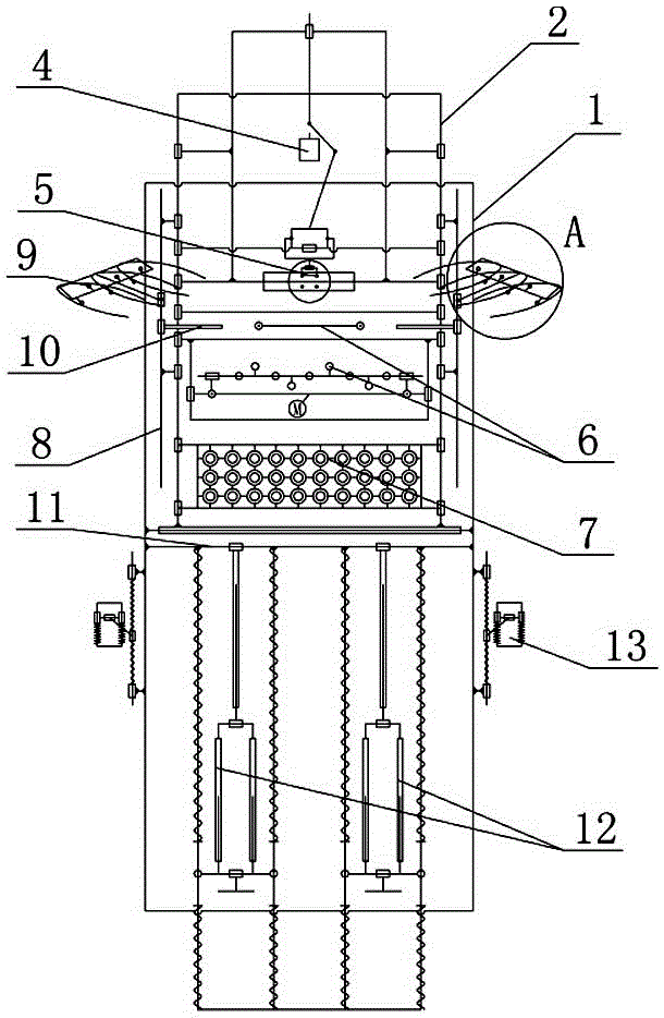 Horizontal cervical vertebra typing rehabilitation therapeutic machine