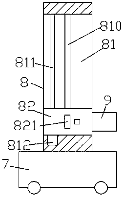 Improved type convenient wall face brushing device