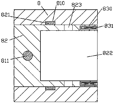 Improved type convenient wall face brushing device