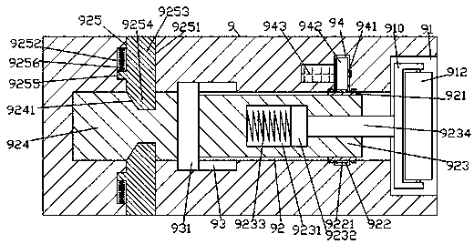 Improved type convenient wall face brushing device