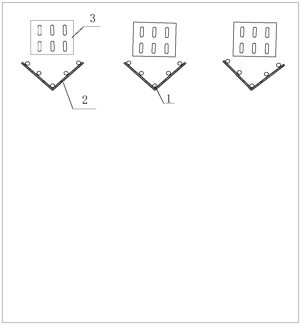 Fin top row tube bundle type refrigeration house evaporator and defrosting water collecting device thereof