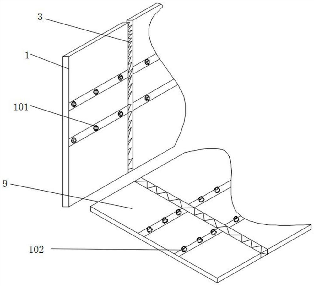 A kind of rapidly detachable surgical drapes