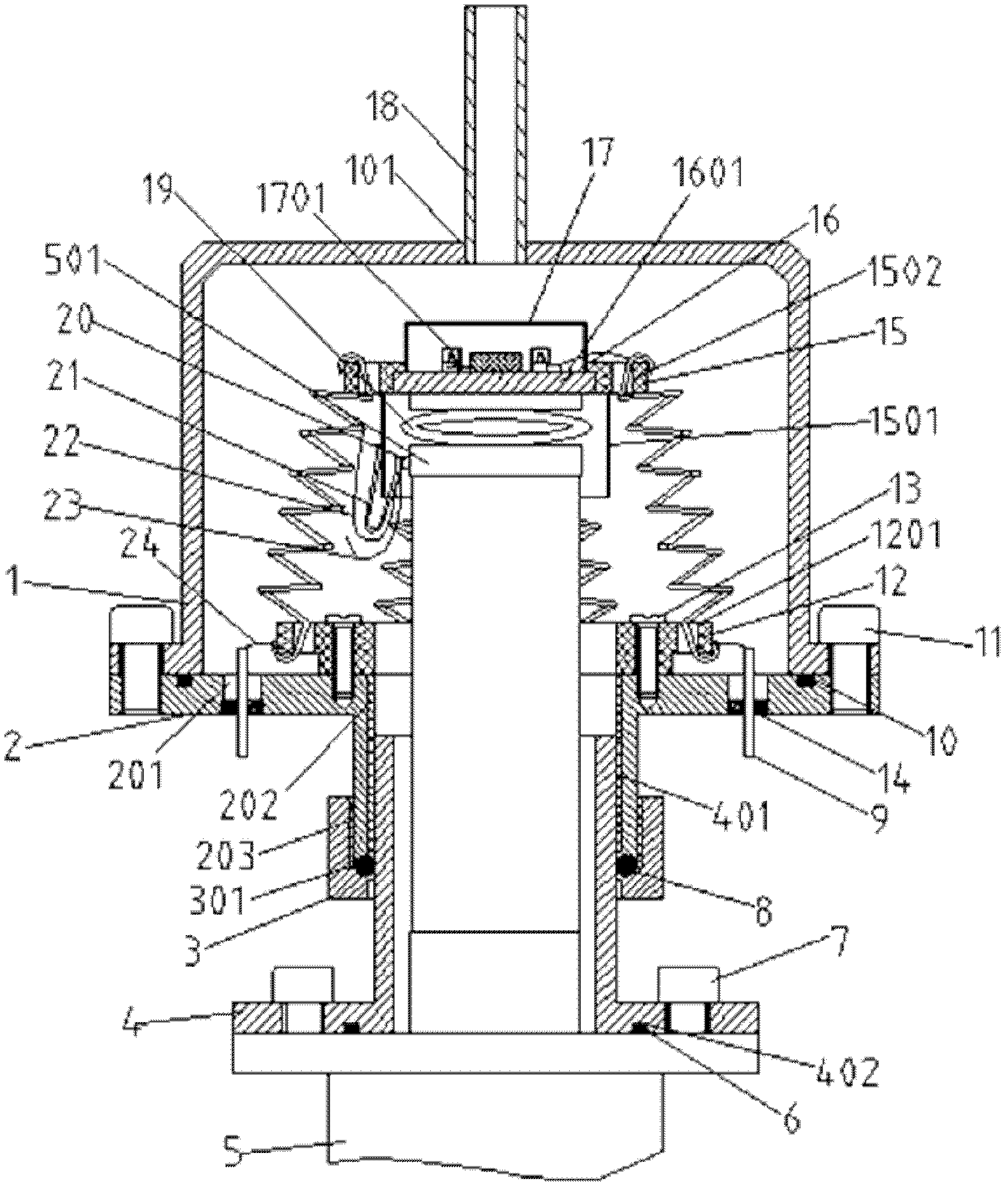 High-compatibility multi-functional test Duvel for separate Dewar hot load test