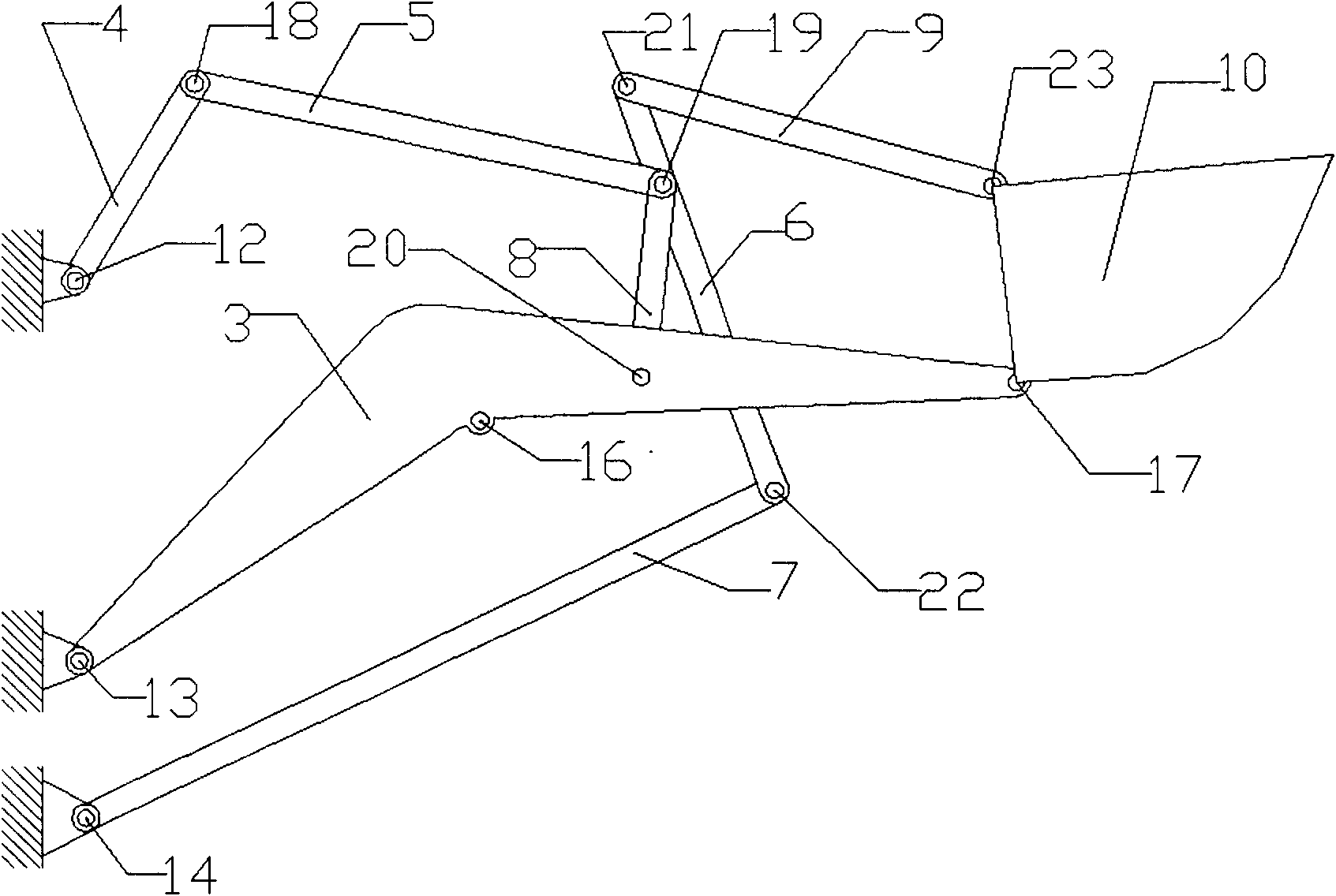 Planer multiple degree of freedom controllable loading mechanism