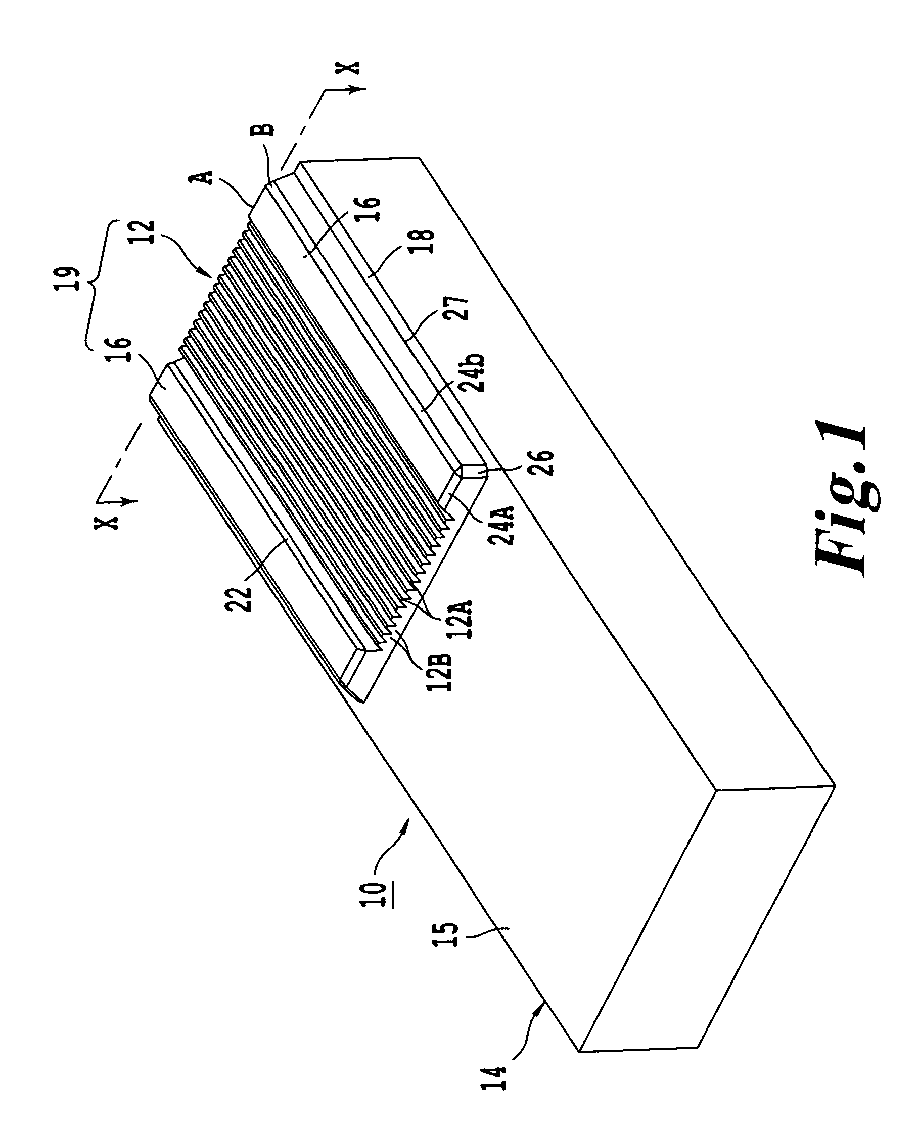 Glass substrate having a grooved portion, method for fabricating the same, and press mold for fabricating the glass substrate