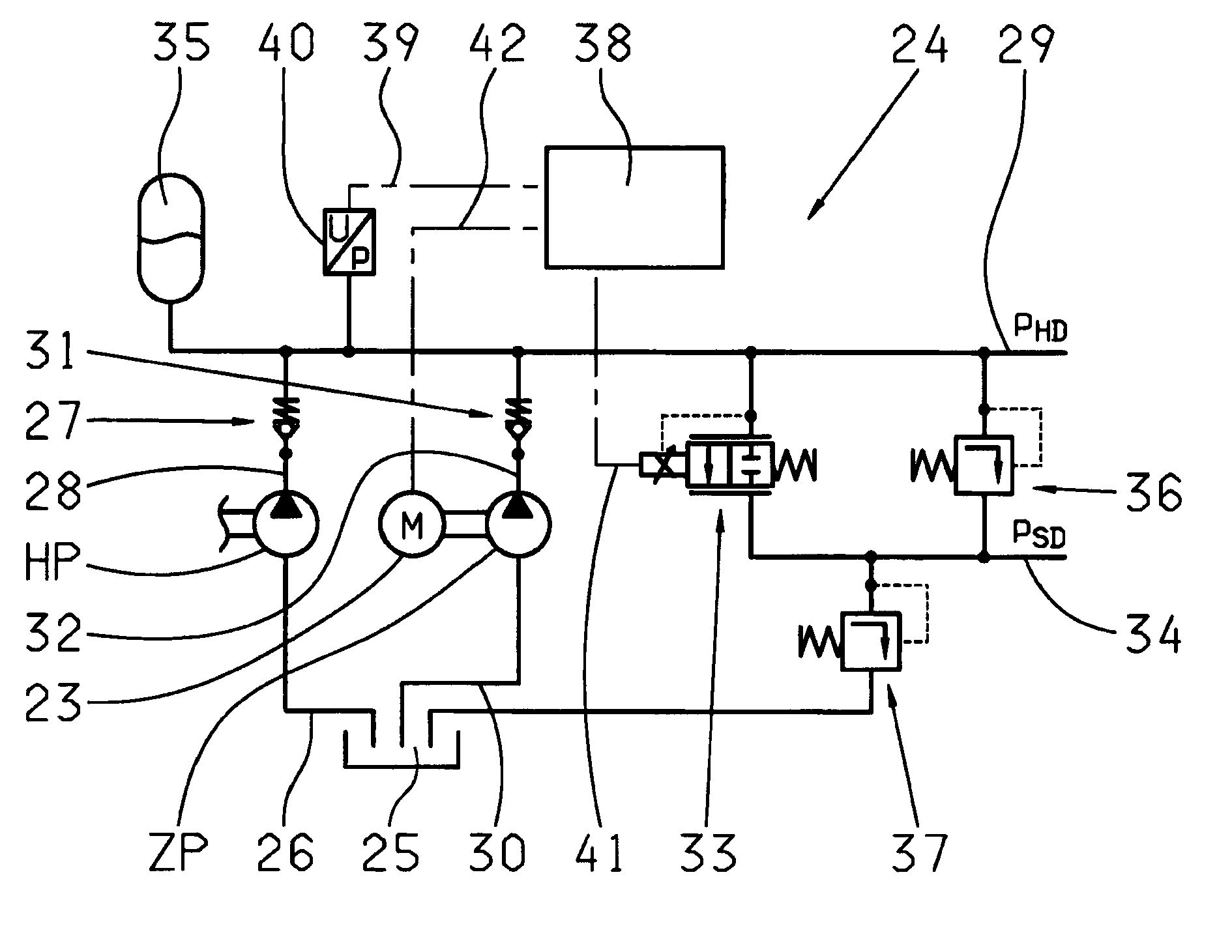 Method for controlling the oil supply of an automatic planetary transmission