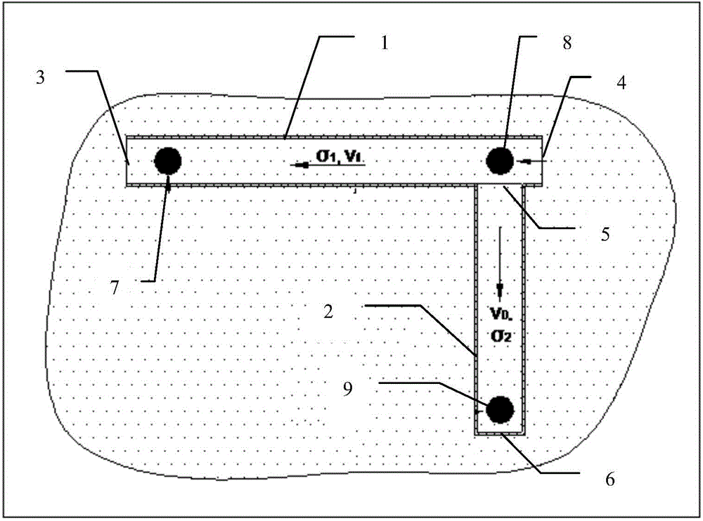 Concrete absolute stress measurement device and method