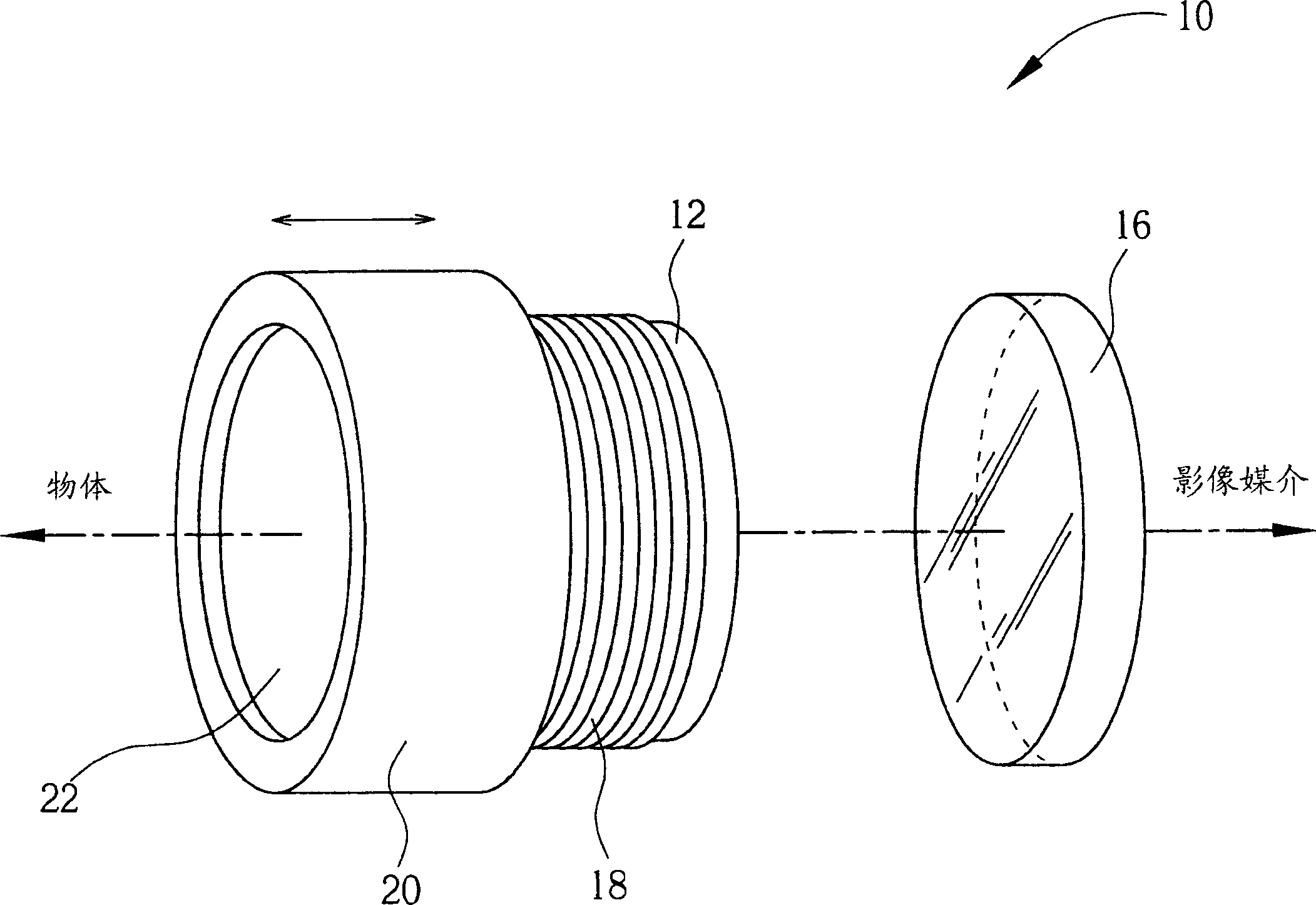 Automati focus adjusting mechanism of camera