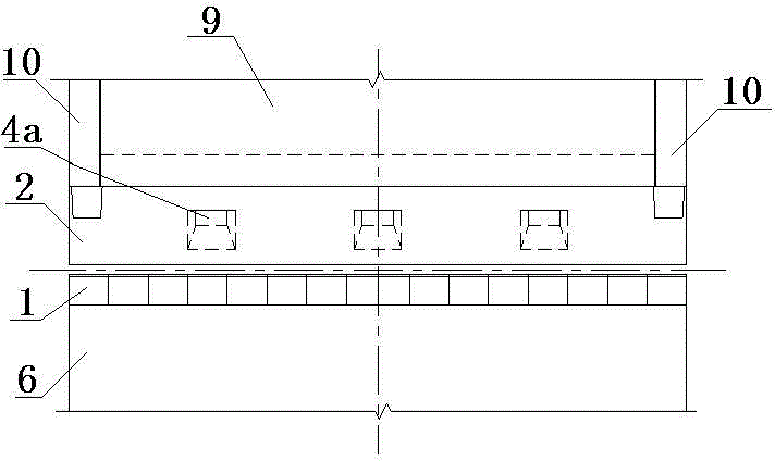 Bridge abutment knocking-off structure