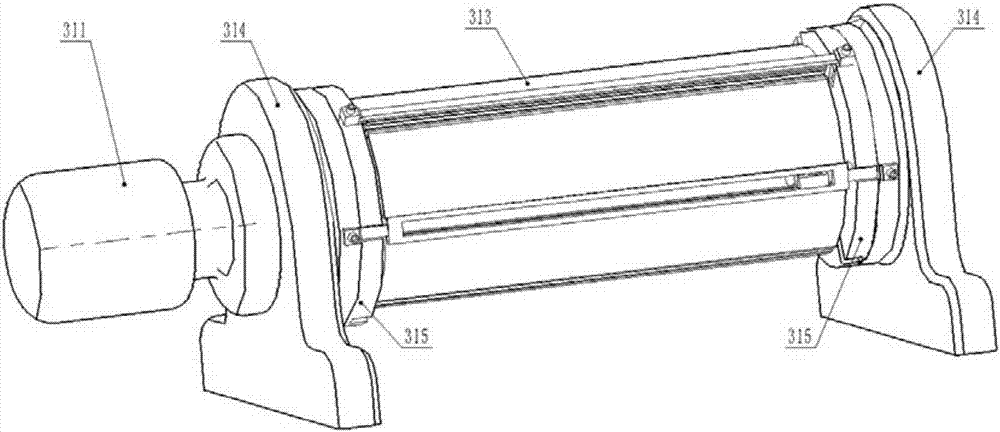 Cutting off recovery device for linear cutting molybdenum wires