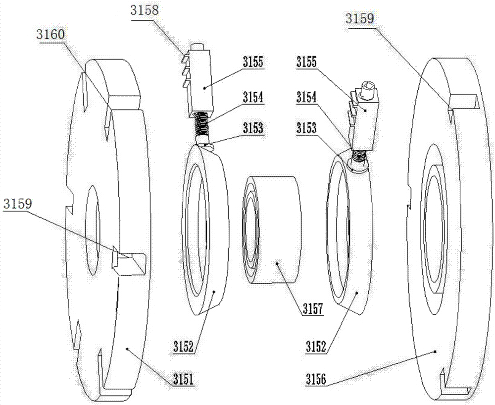 Cutting off recovery device for linear cutting molybdenum wires